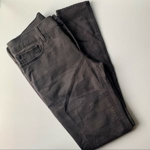 Express Grey Camo Ankle Jeans / Leggings